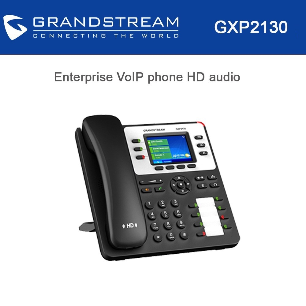 Grandstream Networks GXP2130 Enterprise IP Telephone w/ up to 3 Lines