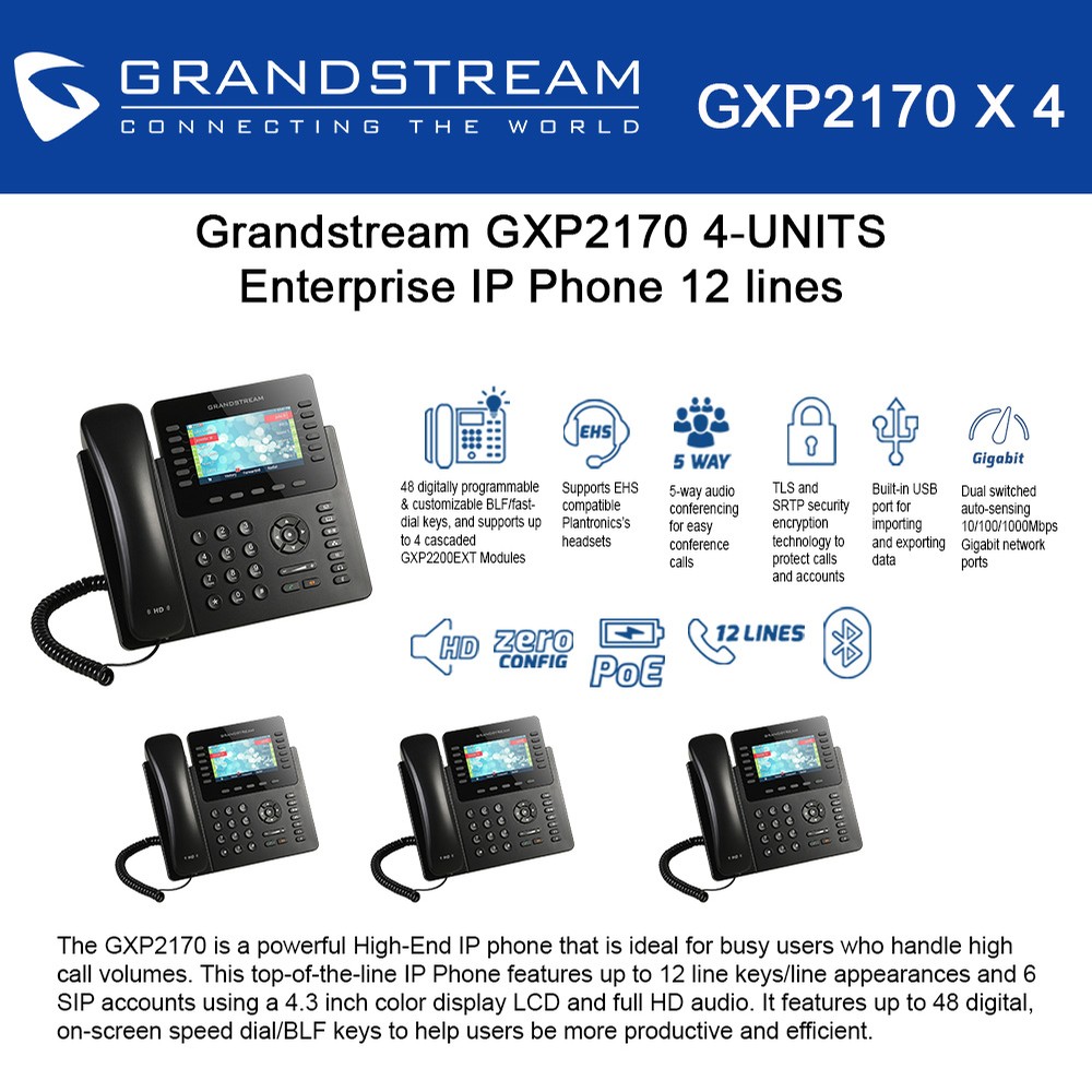 GXP2170 X 4