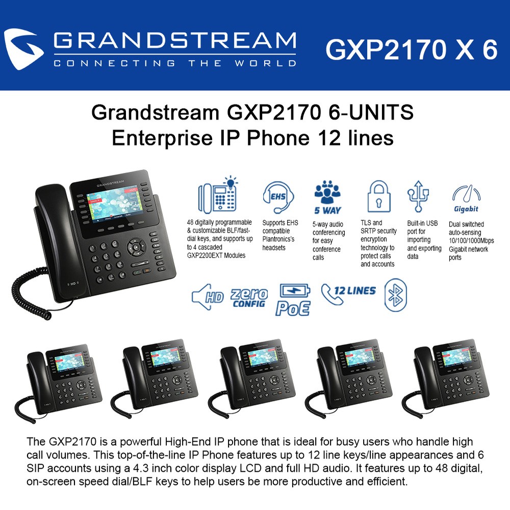 GXP2170 X 6