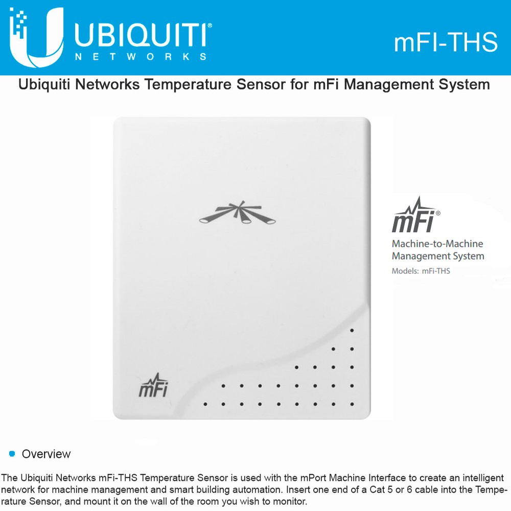 Ubiquiti Networks mFITHS Temperature Sensor to connect to the mPort