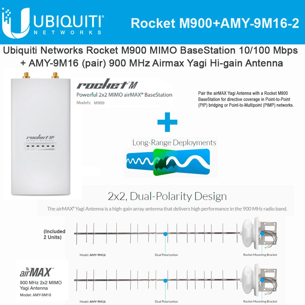 Rocket M900+AMY-9M16-2