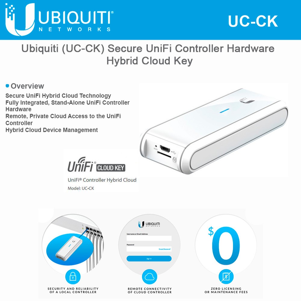 UC-CK Remote Control Device Ubiquiti Unifi Cloud Key 
