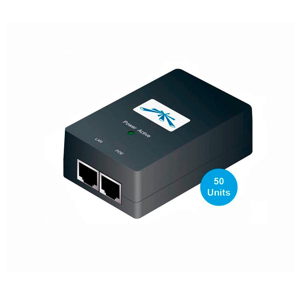 Ubiquiti POE-48-24W-G (50 Units) PoE Adapter 5A 24W for Rocket-Ti and  UAP-Pro