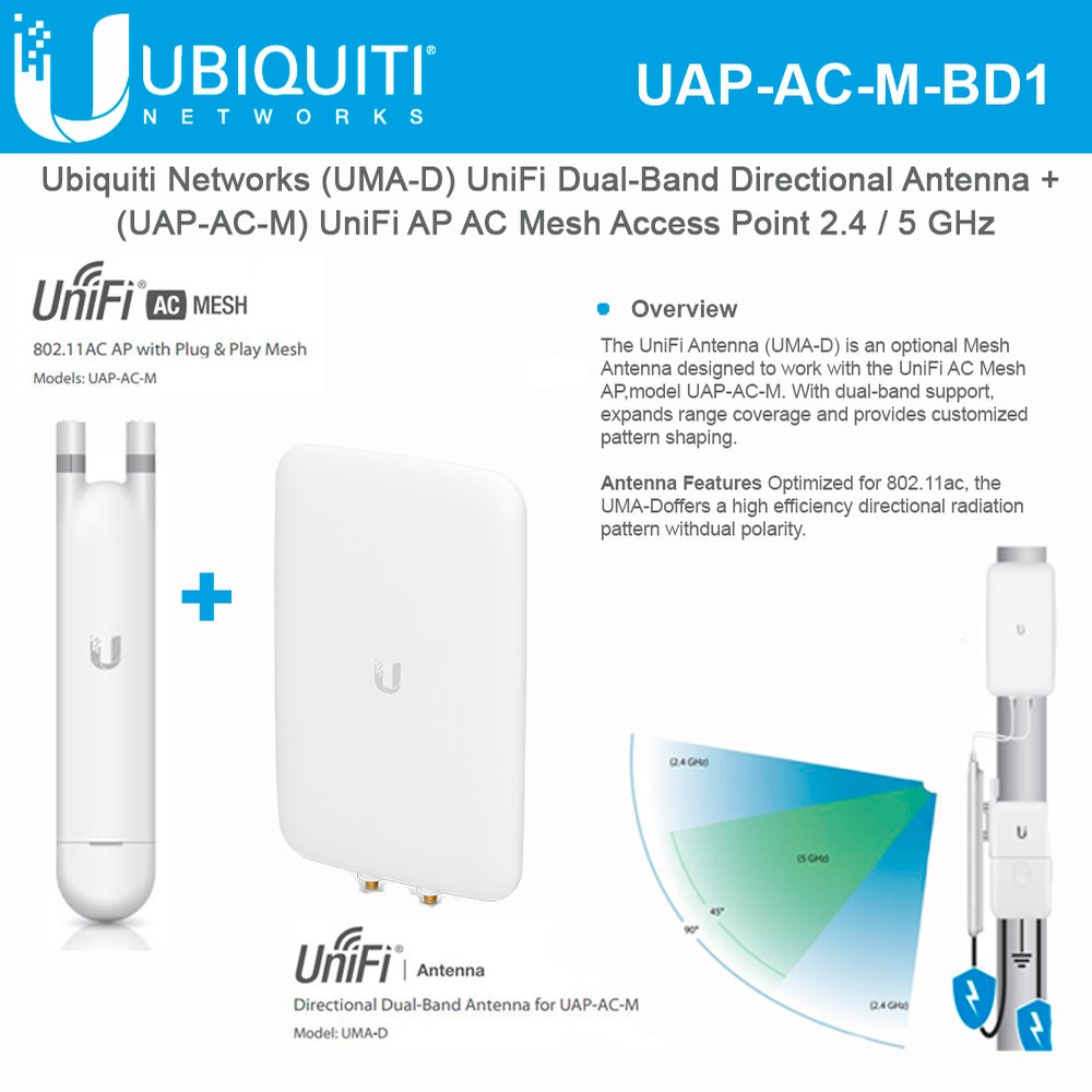 UniFi AP Mesh Dual-Band Access Point with UniFi Dual-Band