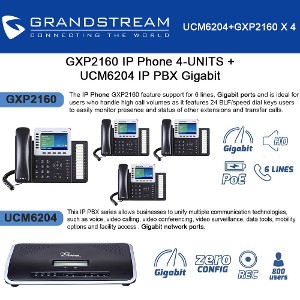 UCM6204+GXP2160 x4