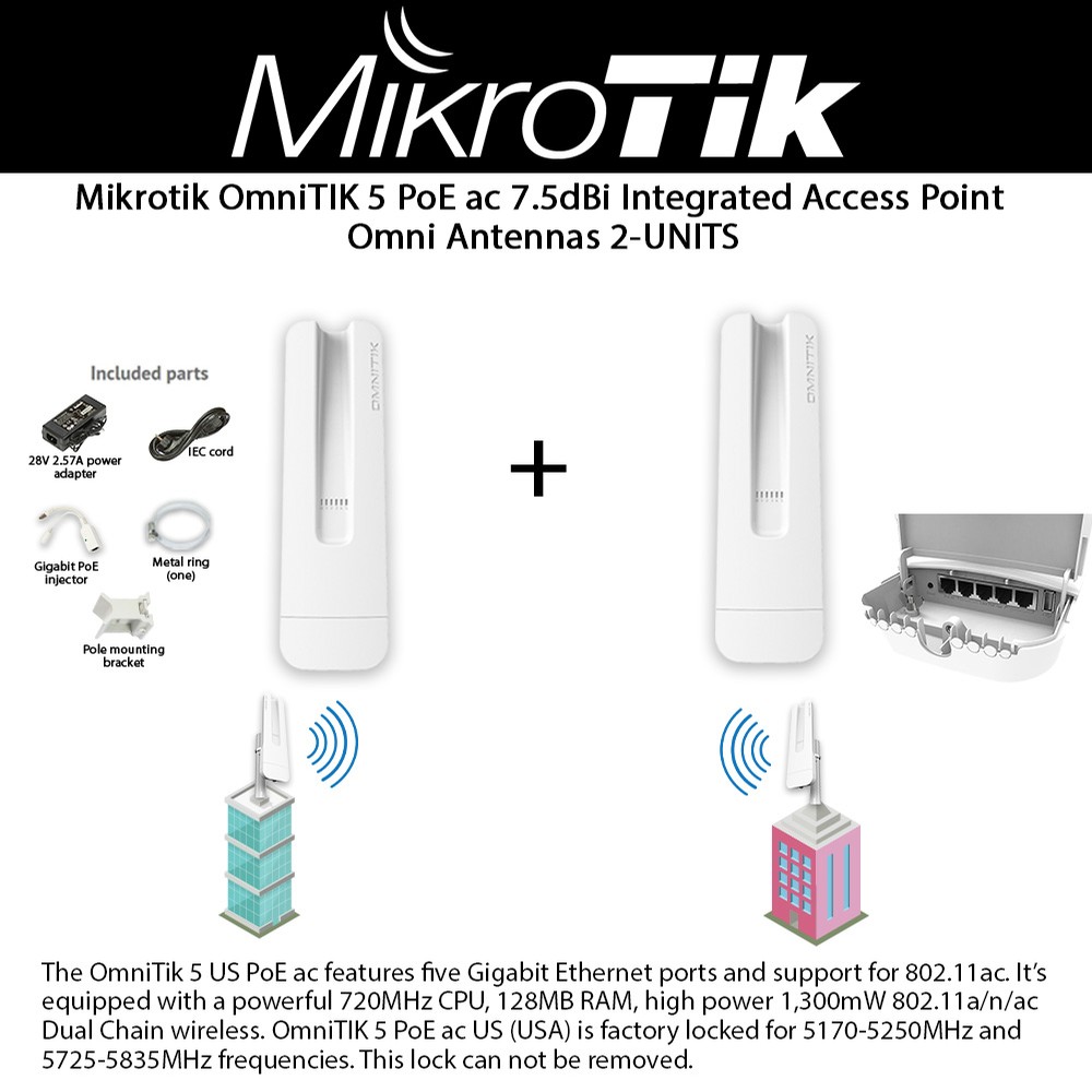 OmniTik 5 PoE ac 2PK