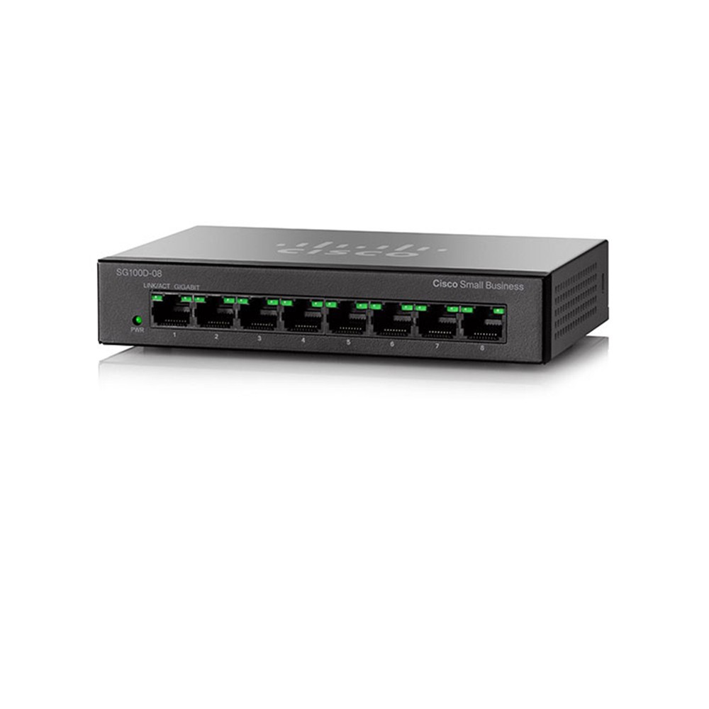 Cisco SG110D-08 Unmanaged Network Switch 8-Ports Gigabit Ethernet