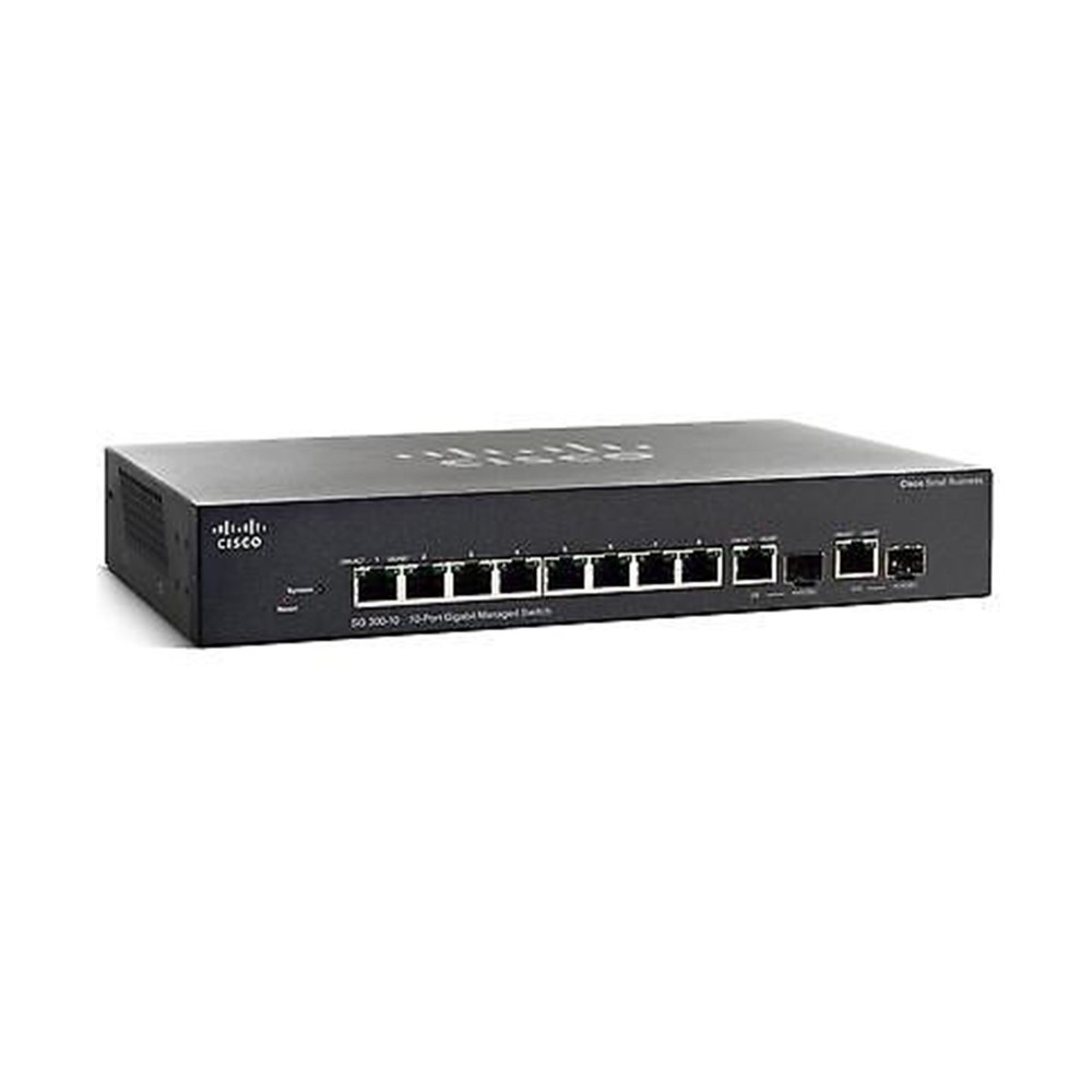 Cisco SG350-10 10-Port Gigabit Managed Network Switch