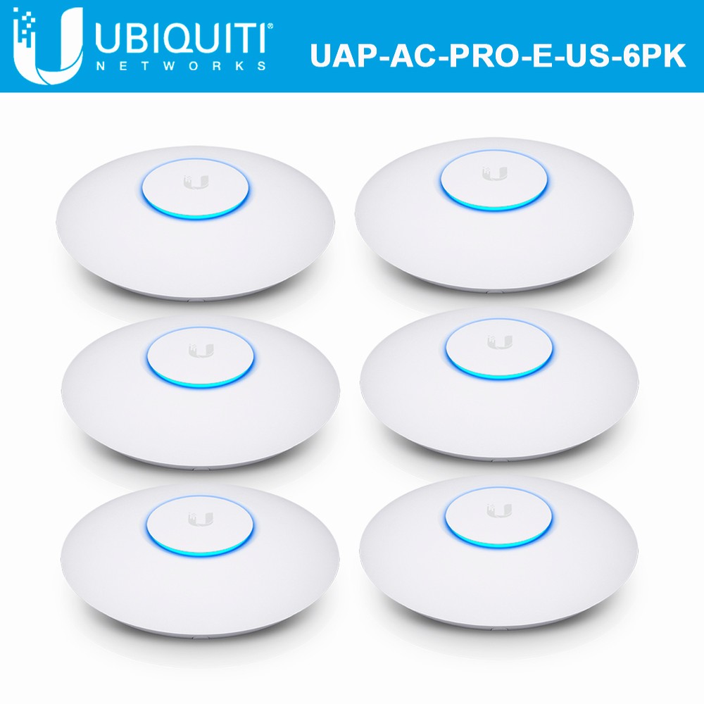 Enig med smid væk Fæstning Ubiquiti UniFi AP AC PRO Access Point UAP-AC-PRO-E-US Wireless Dual Band  Enterprise Wi-Fi 6-Pack
