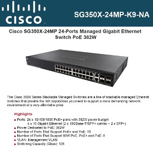 Cisco sg500-28-k9-g5 28 porta GB Stackable managed switch 