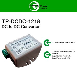 Tycon Systems INV-12-120-400 12V to 120VAC 400W Power Inverter