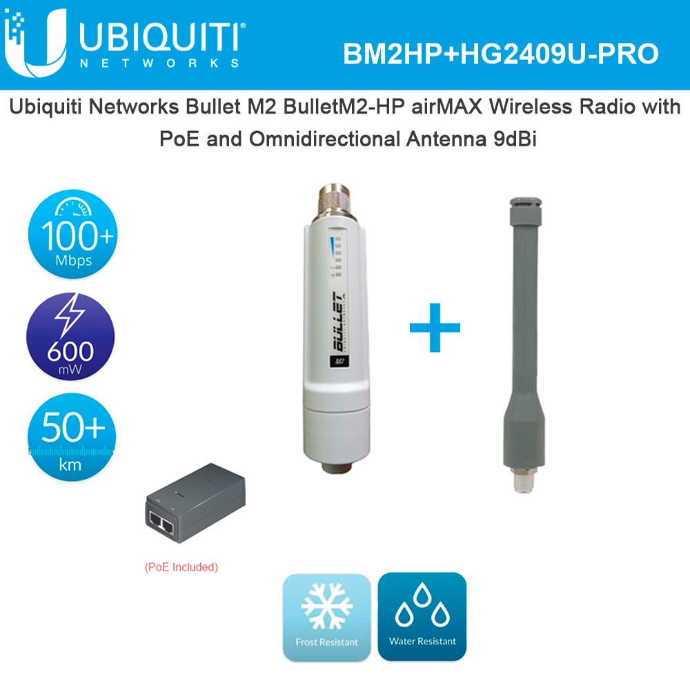 Ubiquiti Networks Bullet M2 BulletM2HP airMAX Wireless Radio with PoE