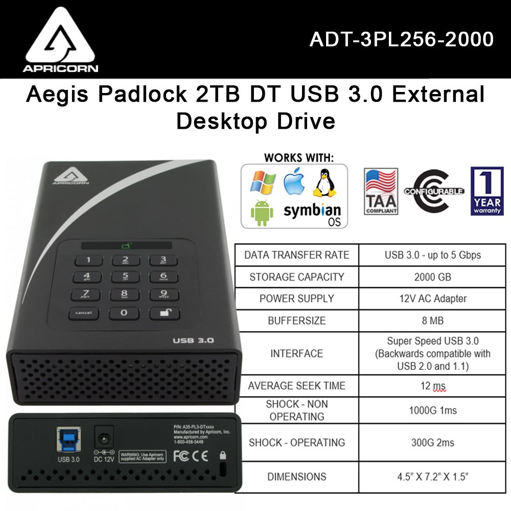 ADT-3PL256-2000