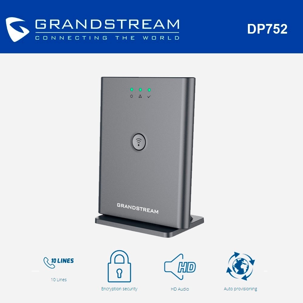Grandstream Networks DP752 HD DECT IP Phone Base Station