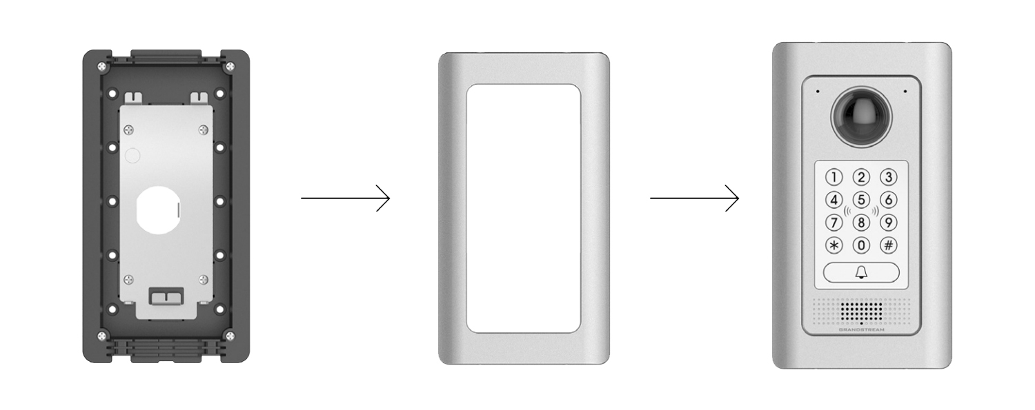 Grandstream GDS-WMK In-Wall Mount Kit for the GDS37xx